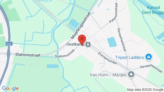 Apartments for rent i Oostkamp - kort over placeringen