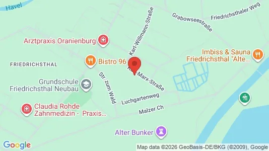 Apartments for rent i Oberhavel - kort over placeringen