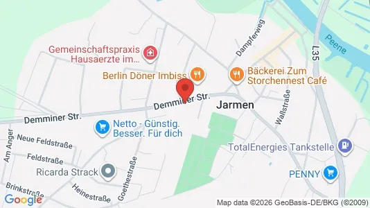 Apartments for rent i Vorpommern-Greifswald - kort over placeringen
