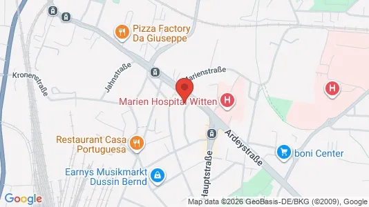 Apartments for rent i Ennepe-Ruhr-Kreis - kort over placeringen