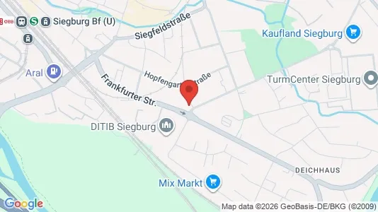 Apartments for rent i Rhein-Sieg-Kreis - kort over placeringen