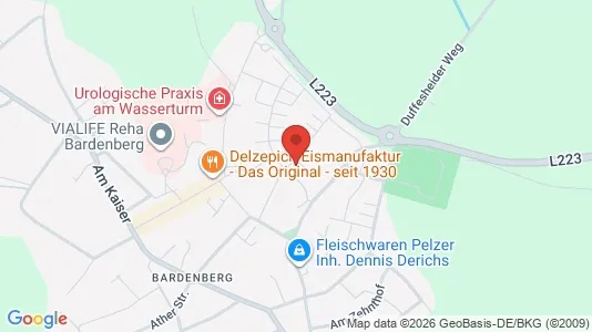 Apartments for rent i Aachen - kort over placeringen