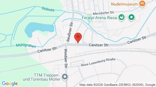 Apartments for rent i Meissen - kort over placeringen