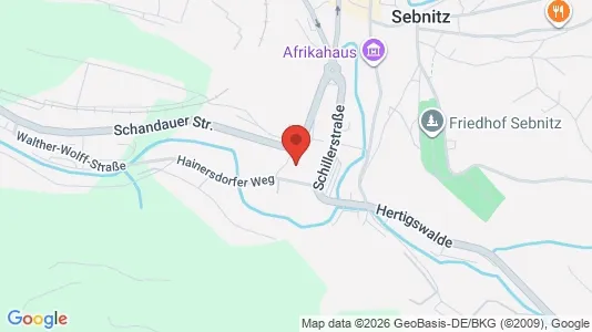 Apartments for rent i Saxon Switzerland-Eastern Ore Mountains - kort over placeringen
