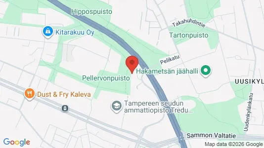 Apartments for rent i Tampere Keskinen - kort over placeringen