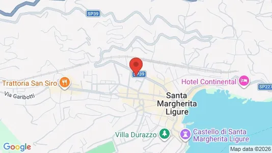 Apartments for rent i Santa Margherita Ligure - kort over placeringen