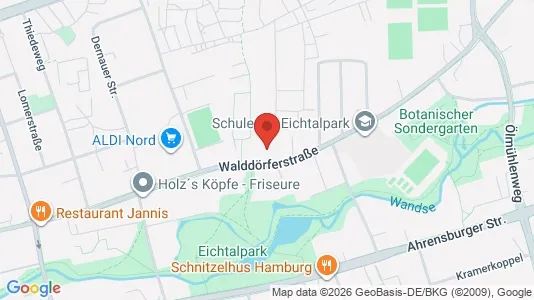 Apartments for rent i Hamburg Wandsbek - kort over placeringen