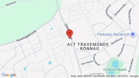 Apartments for rent i Lubeck - kort over placeringen