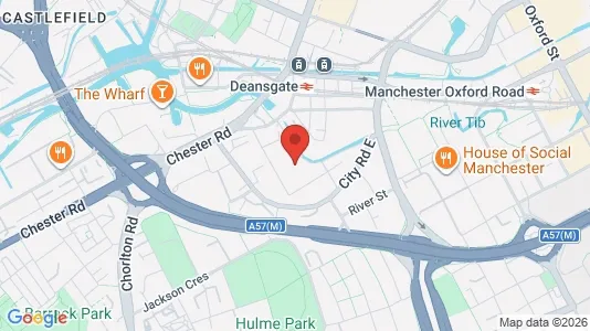 Apartments for rent i Manchester - Lancashire - kort over placeringen