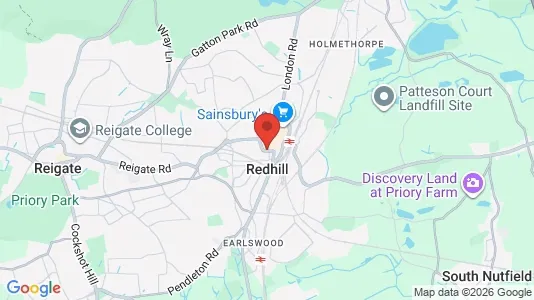 Apartments for rent i Redhill - Surrey - kort over placeringen