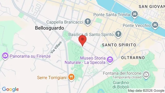 Apartments for rent i Florence - kort over placeringen