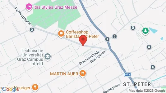 Apartments for rent i Eggersdorf bei Graz - kort over placeringen