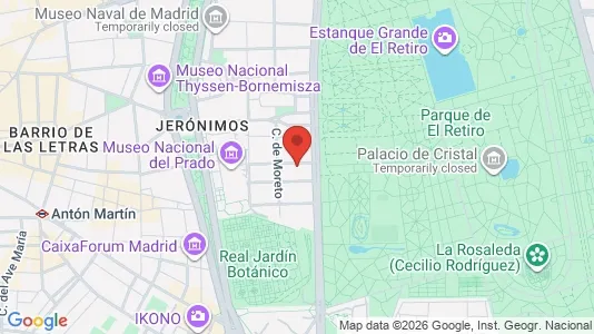 Apartments for rent i Madrid Centro - kort over placeringen