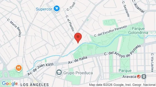 Apartments for rent i Pozuelo de Alarcón - kort over placeringen