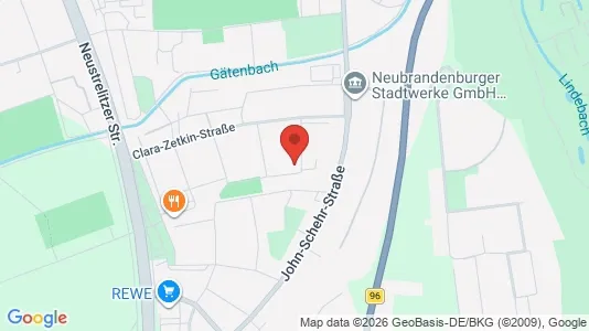 Apartments for rent i Mecklenburgische Seenplatte - kort over placeringen