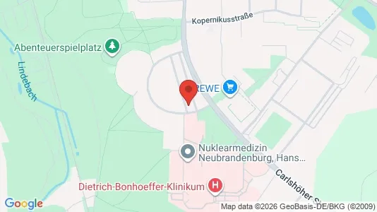 Apartments for rent i Mecklenburgische Seenplatte - kort over placeringen