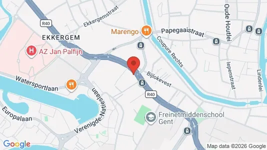 Apartments for rent i Stad Gent - kort over placeringen