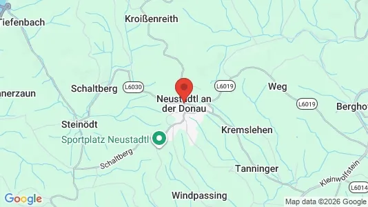 Apartments for rent i Neustadtl an der Donau - kort over placeringen