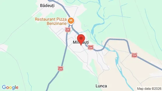 Apartments for rent i Milişăuţi - kort over placeringen