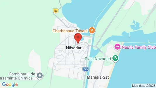 Apartments for rent i Năvodari - kort over placeringen