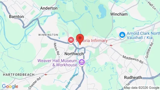 Houses for rent i Northwich - Cheshire - kort over placeringen