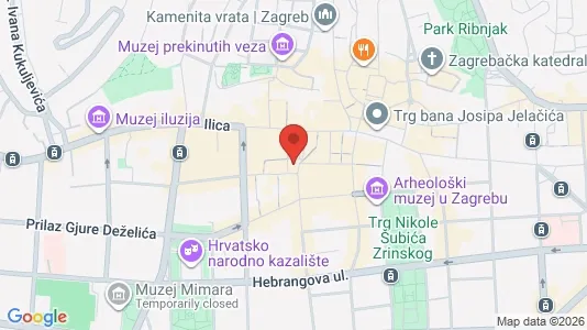 Apartments for rent i Sljeme (Medvednica-Tomislavac) - kort over placeringen