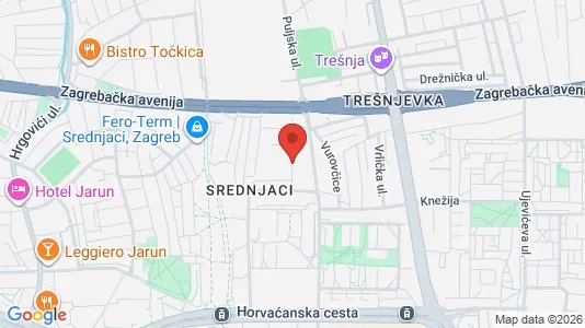 Apartments for rent i Sljeme (Medvednica-Tomislavac) - kort over placeringen