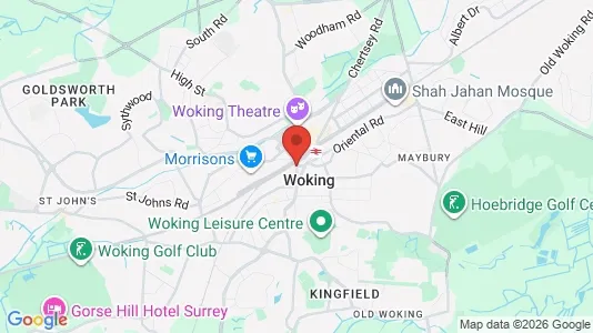 Houses for rent i Woking - Surrey - kort over placeringen