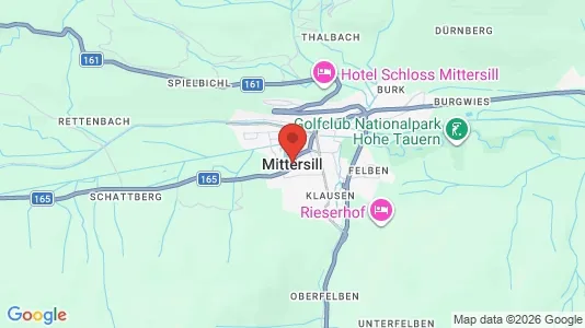 Apartments for rent i Mittersill - kort over placeringen