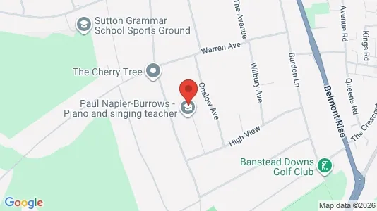 Houses for rent i Sutton - Surrey - kort over placeringen