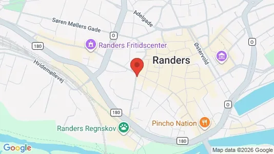 Apartments for rent i Randers C - kort over placeringen