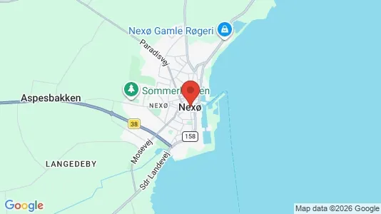 Apartments for rent i Nexø - kort over placeringen