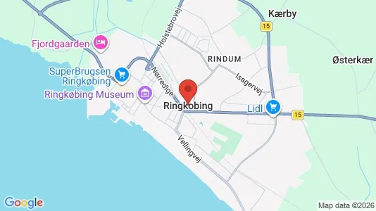 Apartments for rent i Ringkøbing - kort over placeringen