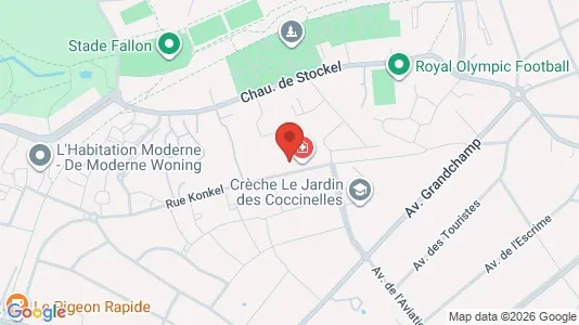 Apartments for rent i Brussels Sint-Lambrechts-Woluwe - kort over placeringen