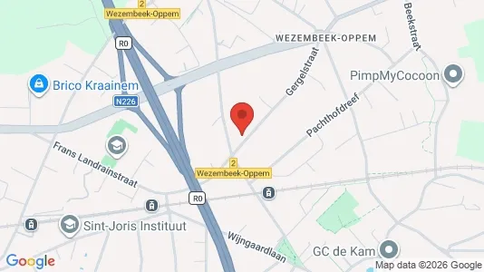 Apartments for rent i Wezembeek-Oppem - kort over placeringen
