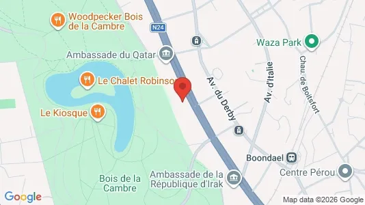 Apartments for rent i Brussels Elsene - kort over placeringen