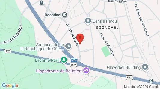 Apartments for rent i Brussels Elsene - kort over placeringen