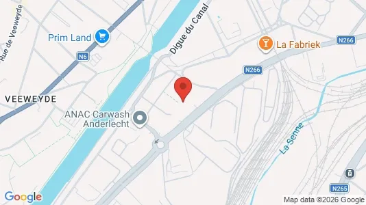 Apartments for rent i Brussels Anderlecht - kort over placeringen