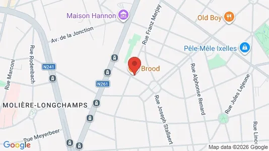 Apartments for rent i Brussels Elsene - kort over placeringen