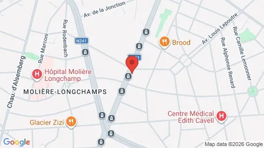 Apartments for rent i Brussels Vorst - kort over placeringen