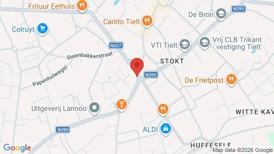 Apartments for rent i Tielt - kort over placeringen