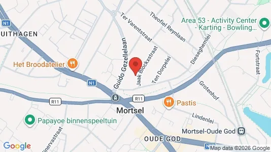 Apartments for rent i Mortsel - kort over placeringen