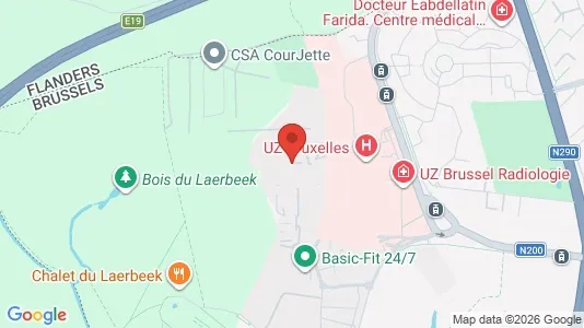 Apartments for rent i Brussels Jette - kort over placeringen