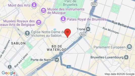 Apartments for rent i Stad Brussel - kort over placeringen
