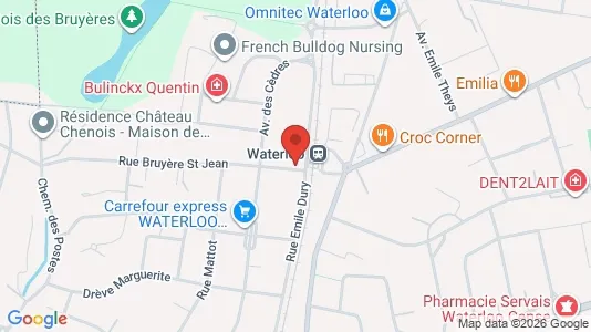 Apartments for rent i Waterloo - kort over placeringen