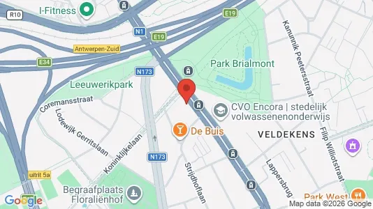 Apartments for rent i Antwerp Berchem - kort over placeringen
