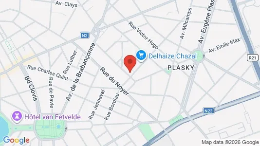 Apartments for rent i Brussels Schaarbeek - kort over placeringen