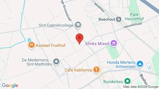 Apartments for rent i Boechout - kort over placeringen