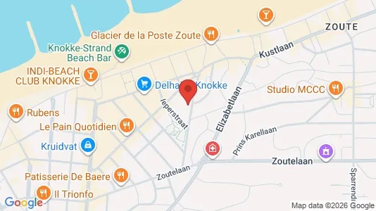 Apartments for rent i Knokke-Heist - kort over placeringen