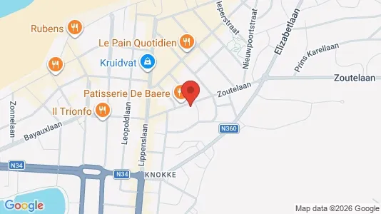 Apartments for rent i Knokke-Heist - kort over placeringen